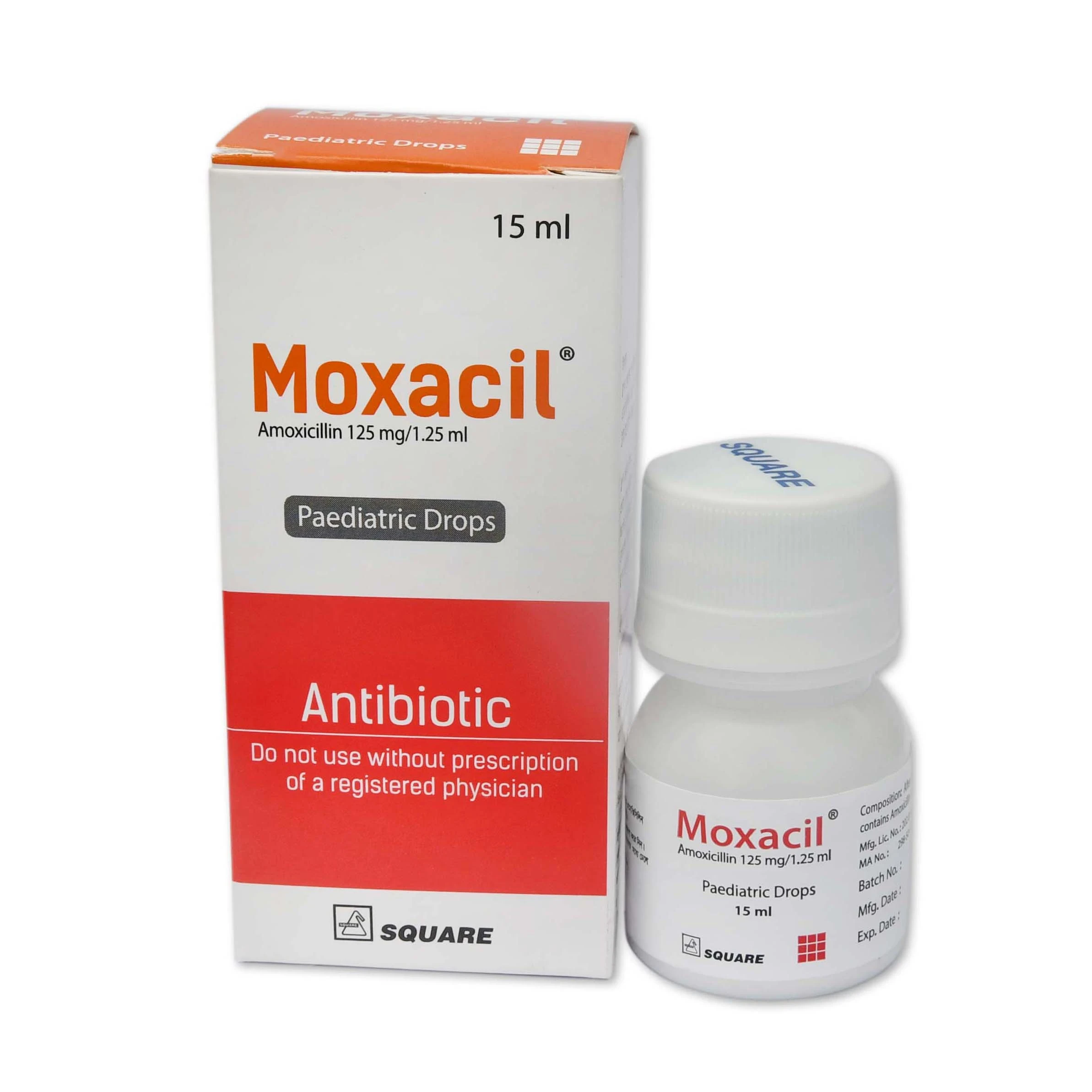 Moxacil® Paediatric Drops 15 ml